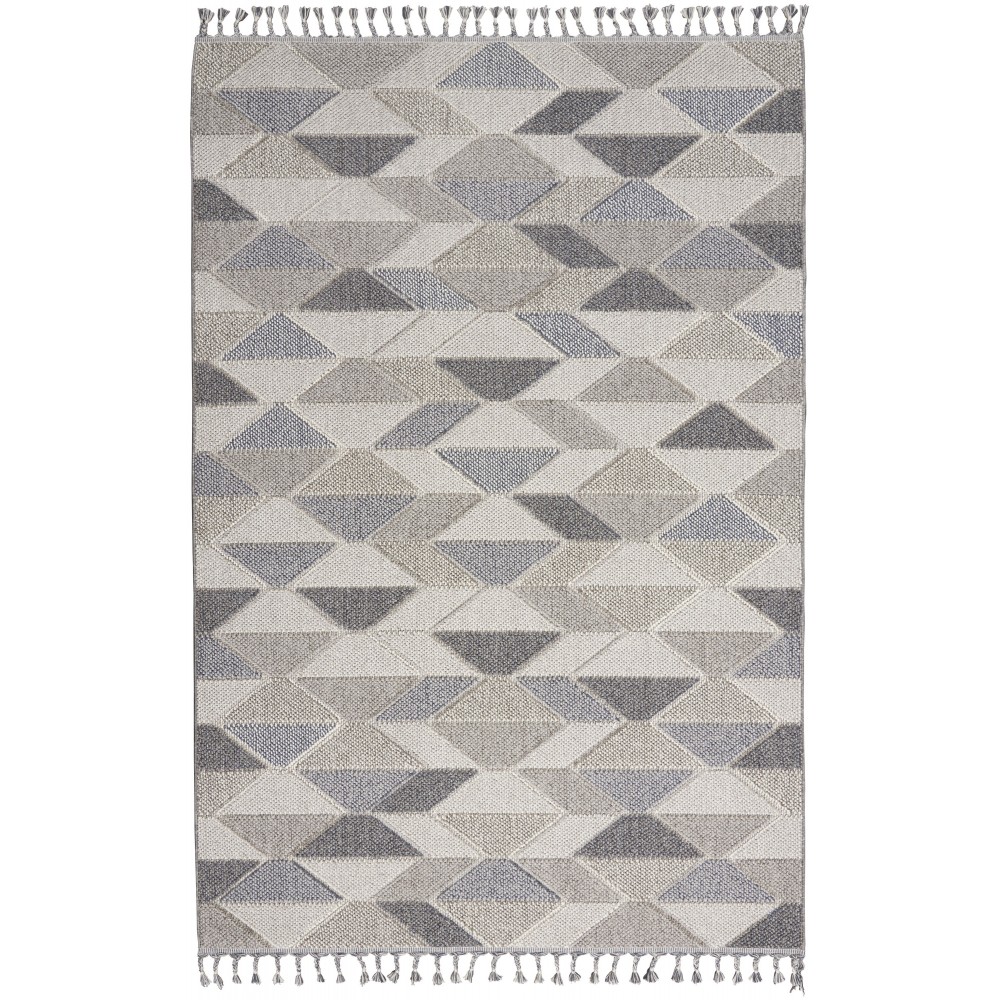 Nourison Paxton PAX01 Area Rug, Grey/Charcoal, 5'3" x 7'11"