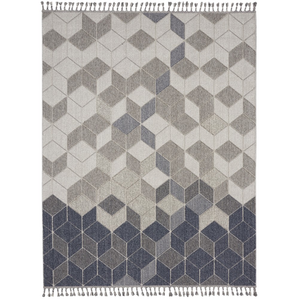 Nourison Paxton PAX02 Area Rug, Grey/Slate, 9' x 12'2"