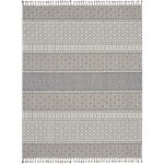 Nourison Paxton PAX03 Area Rug, Ivory/Slate, 7'10" x 10'6"