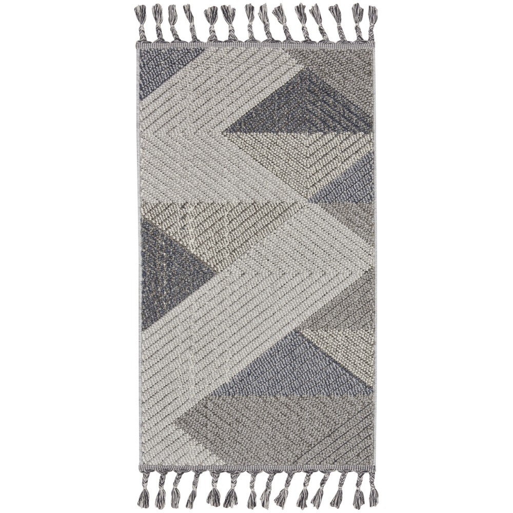 Nourison Paxton PAX04 Area Rug, Grey/Slate, 2'2" x 4'5"