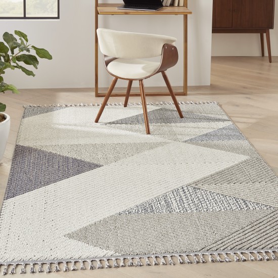 Nourison Paxton PAX04 Area Rug, Grey/Slate, 4' x 6'2"