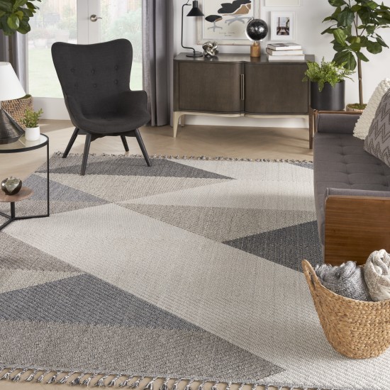 Nourison Paxton PAX04 Area Rug, Grey/Slate, 7'10" x 10'6"