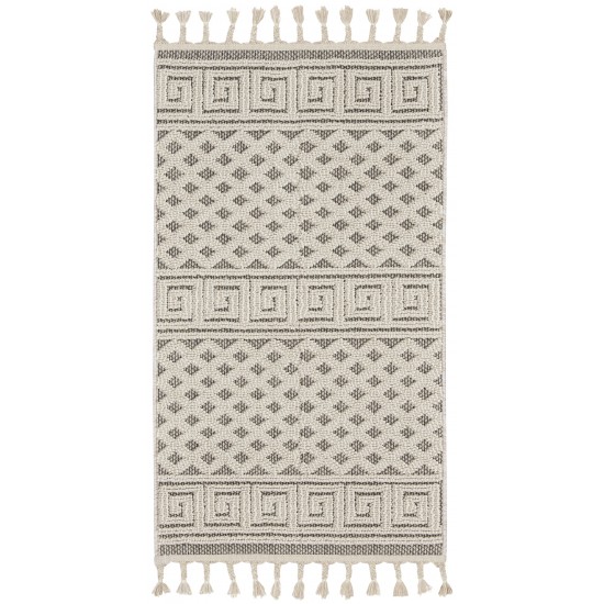 Nourison Paxton PAX05 Area Rug, Ivory/Grey, 2'2" x 4'5"