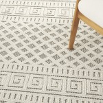 Nourison Paxton PAX05 Area Rug, Ivory/Grey, 5'3" x 7'11"