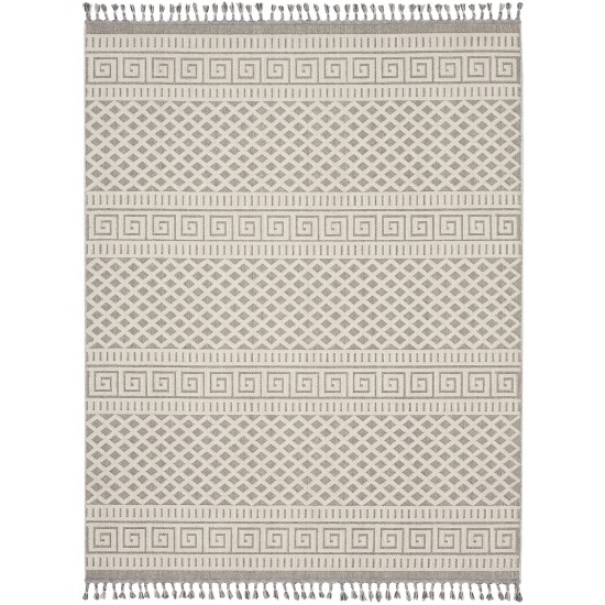 Nourison Paxton PAX05 Area Rug, Ivory/Grey, 7'10" x 10'6"