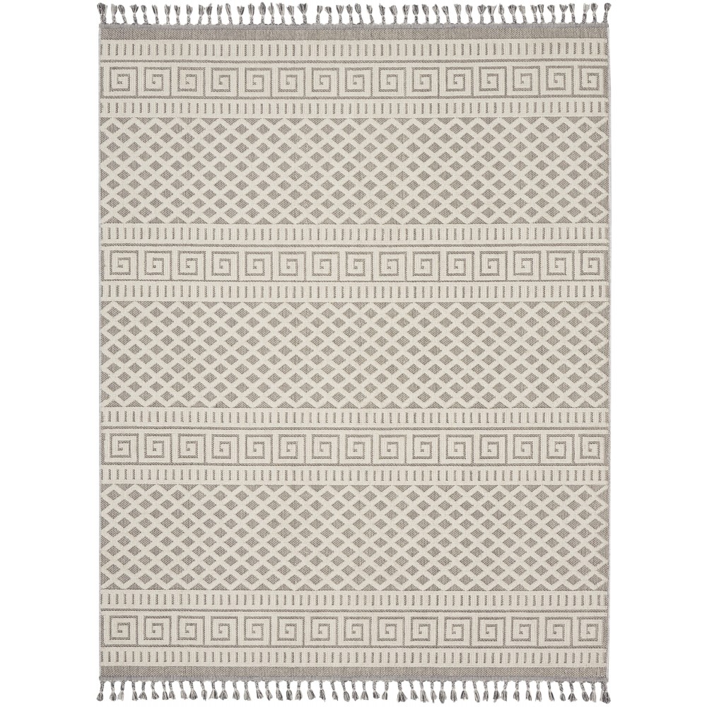 Nourison Paxton PAX05 Area Rug, Ivory/Grey, 7'10" x 10'6"