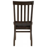 ACME Maisha Side Chair (Set-2), Rustic Walnut