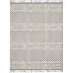 Nourison Paxton PAX05 Area Rug, Ivory/Slate, 7'10" x 10'6"