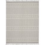 Nourison Paxton PAX05 Area Rug, Ivory/Slate, 9' x 12'2"