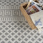 Nourison Paxton PAX05 Area Rug, Ivory/Slate, 9' x 12'2"