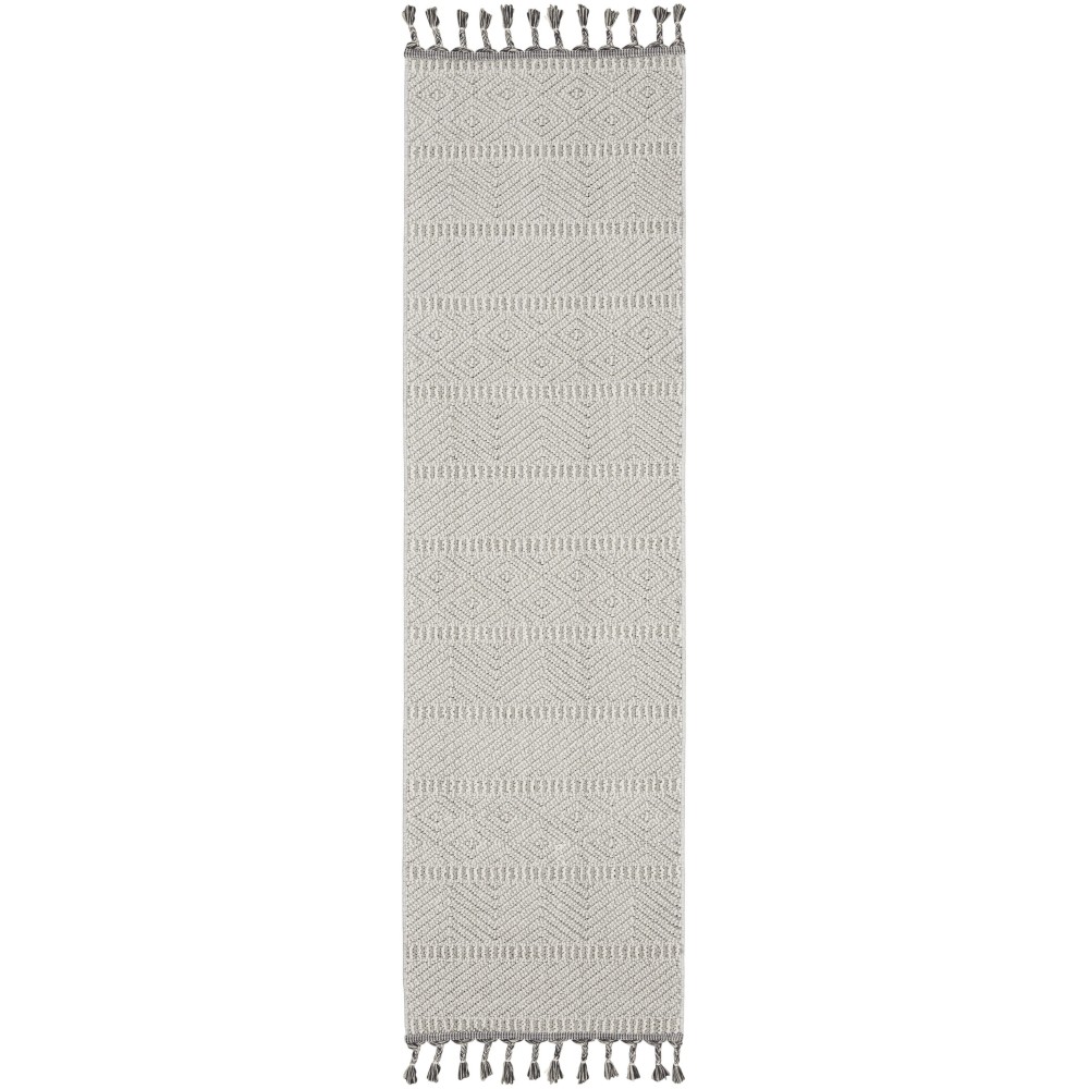Nourison Paxton PAX06 Runner Rug, Grey/Ivory, 2'2" x 8'2" Nourison Paxton PAX06 Runner Rug, Grey/Ivory, 2'2" x 8'2"