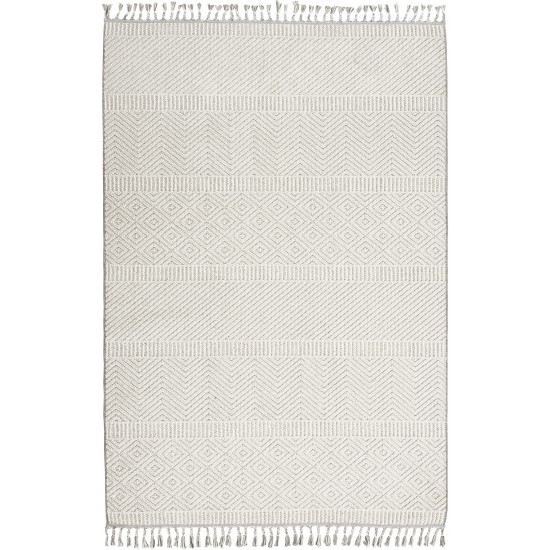 Nourison Paxton PAX06 Area Rug, Grey/Ivory, 4' x 6'2"