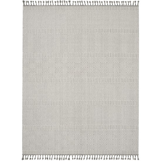 Nourison Paxton PAX06 Area Rug, Grey/Ivory, 7'10" x 10'6"