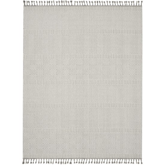 Nourison Paxton PAX06 Area Rug, Grey/Ivory, 9' x 12'2"