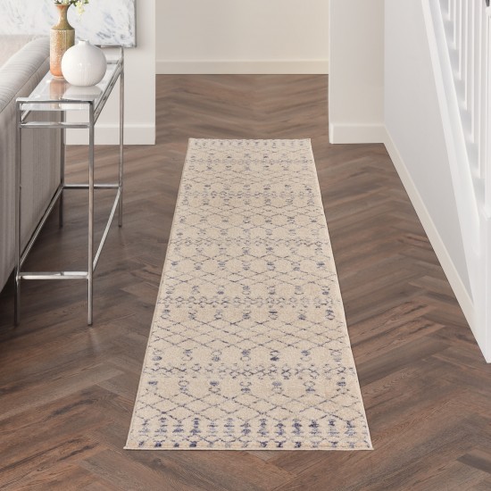 Nourison Palermo PMR03 Runner Rug, Beige/Blue, 2'3" x 10'