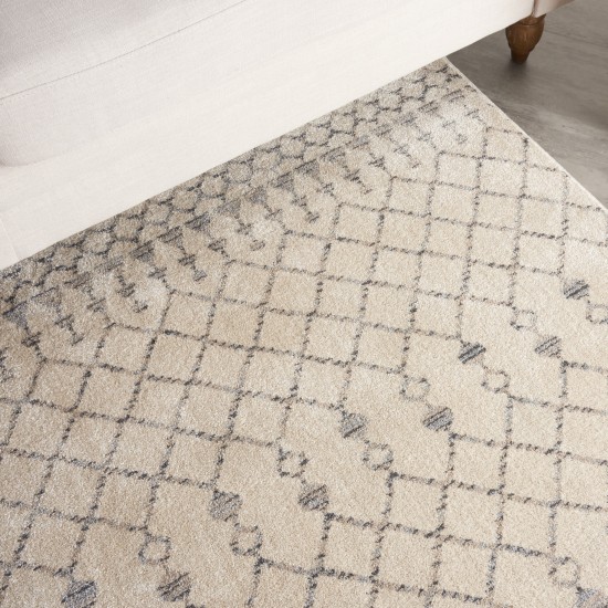Nourison Palermo PMR03 Area Rug, Beige/Grey, 3' x 5'