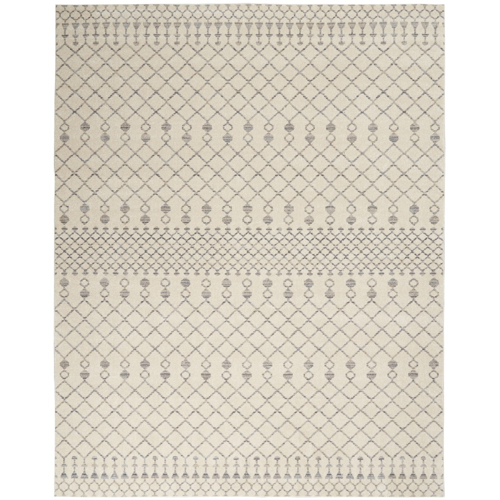 Nourison Palermo PMR03 Area Rug, Beige/Grey, 6'7" x 9'6"