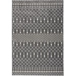 Nourison Palermo PMR03 Area Rug, Charcoal/Ivory, 5'3" x 7'3"