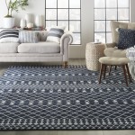 Nourison Palermo PMR03 Area Rug, Navy/Grey, 6'7" x 9'6"