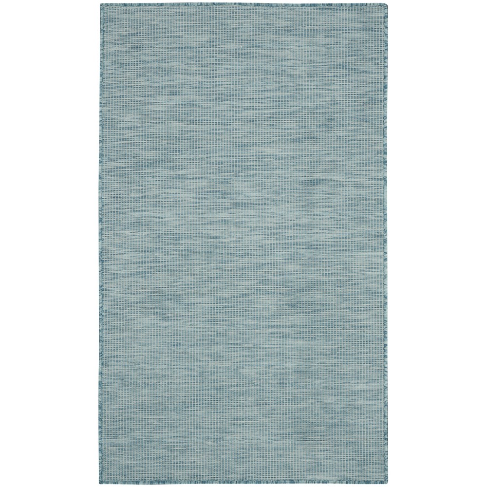 Nourison Positano POS01 Area Rug, Aqua, 3' x 5'