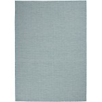 Nourison Positano POS01 Area Rug, Aqua, 5' x 7'