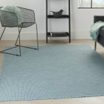 Nourison Positano POS01 Area Rug, Aqua, 5' x 7'