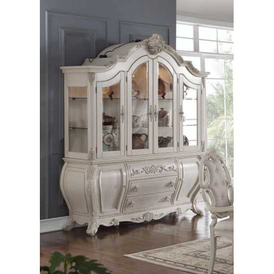 ACME Ragenardus Hutch & Buffet, Antique White