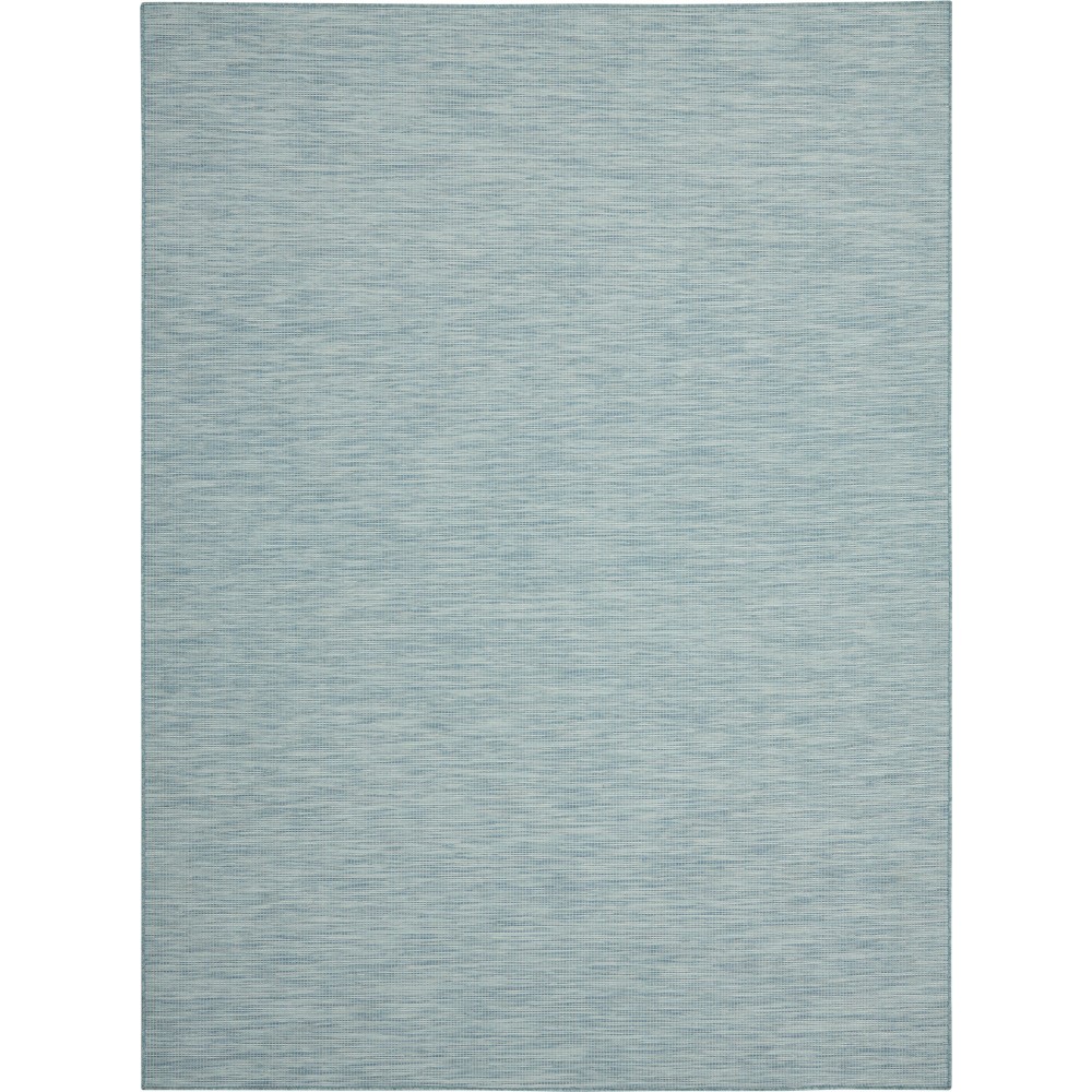 Nourison Positano POS01 Area Rug, Aqua, 8' x 10'