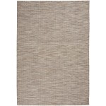 Nourison Positano POS01 Area Rug, Beige, 4' x 6'