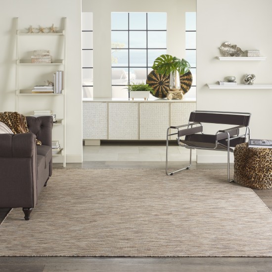 Nourison Positano POS01 Area Rug, Beige, 6' x 9'