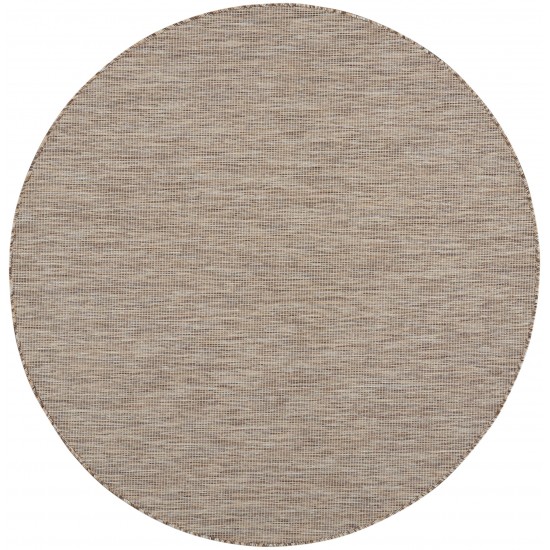 Nourison Positano POS01 Area Rug, Beige, 6' x Round