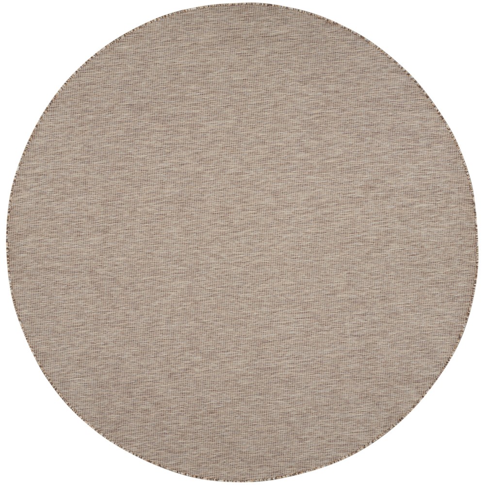 Nourison Positano POS01 Area Rug, Beige, 8' x Round