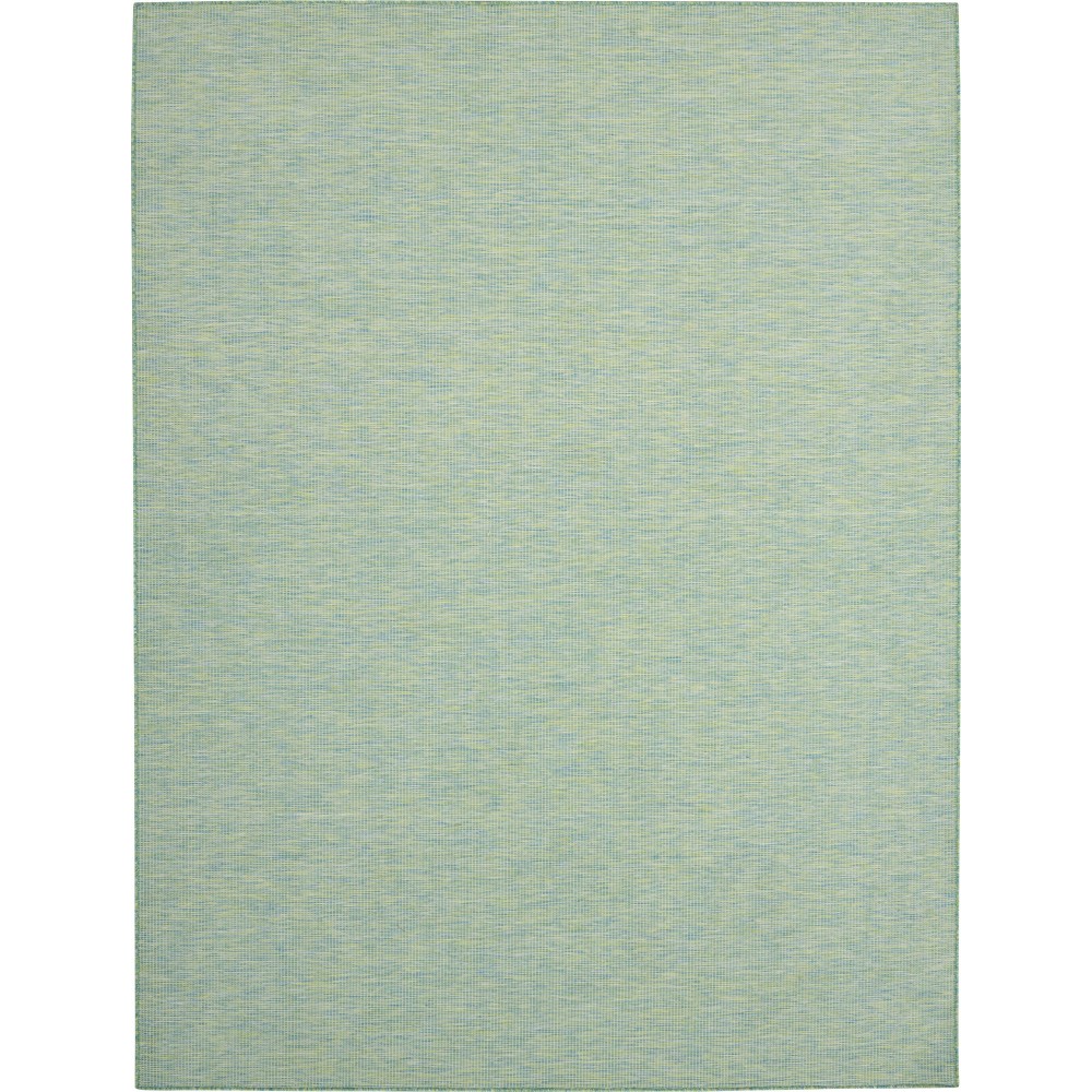 Nourison Positano POS01 Area Rug, Blue/Green, 10' x 14'