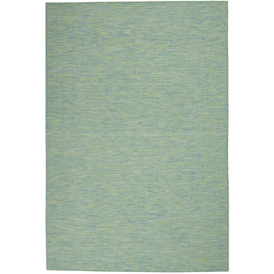 Nourison Positano POS01 Area Rug, Blue/Green, 4' x 6'