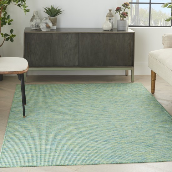 Nourison Positano POS01 Area Rug, Blue/Green, 4' x 6'