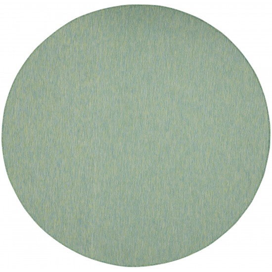 Nourison Positano POS01 Area Rug, Blue/Green, 8' x Round