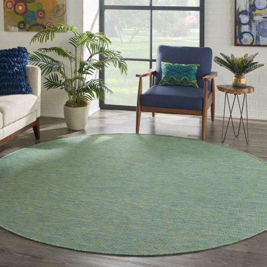 Nourison Positano POS01 Area Rug, Blue/Green, 8' x Round