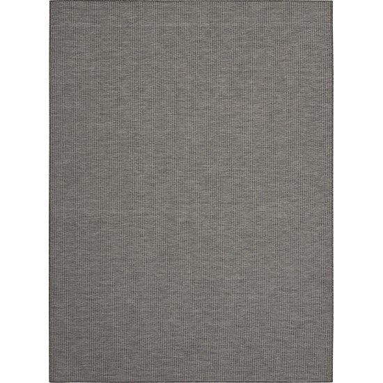 Nourison Positano POS01 Area Rug, Charcoal, 10' x 14'