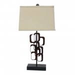 Contemporary Metal Accent Table Lamp