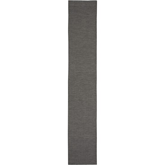 Nourison Positano POS01 Runner Rug, Charcoal, 2'2" x 10'