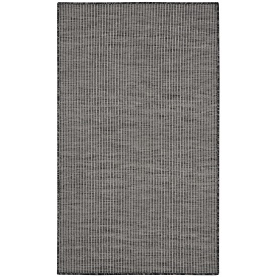 Nourison Positano POS01 Area Rug, Charcoal, 3' x 5'