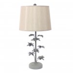 Rustic Flowering Tree Table Lamp