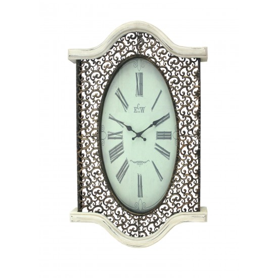 Vintage White Wall Clock