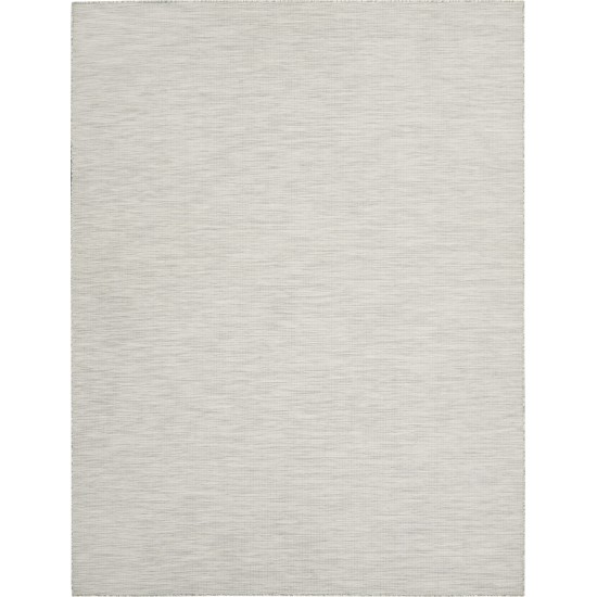 Nourison Positano POS01 Area Rug, Light Grey, 10' x 14'