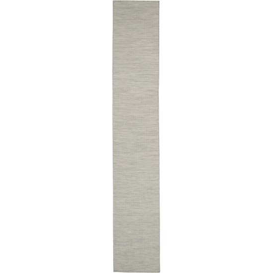 Nourison Positano POS01 Runner Rug, Light Grey, 2'2" x 10'