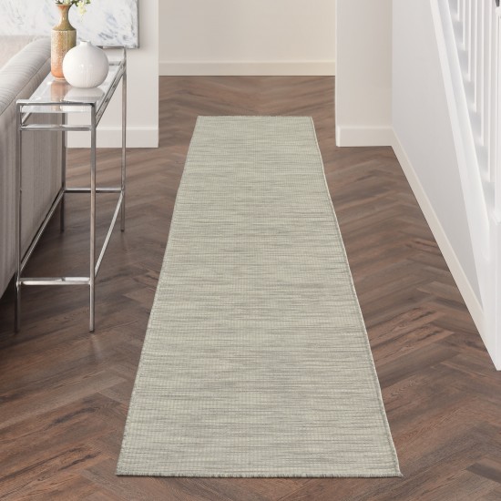 Nourison Positano POS01 Runner Rug, Light Grey, 2'2" x 10'