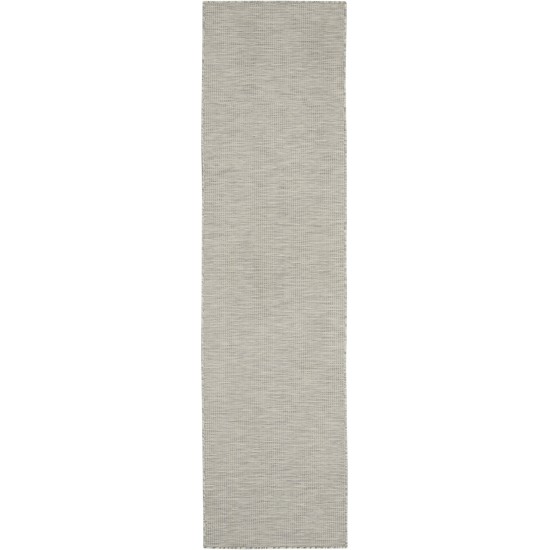 Nourison Positano POS01 Runner Rug, Light Grey, 2'2" x 8'