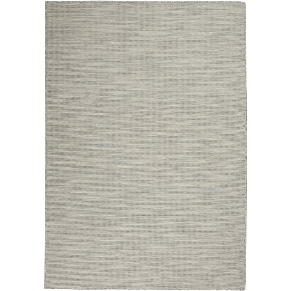 Nourison Positano POS01 Area Rug, Light Grey, 4' x 6'