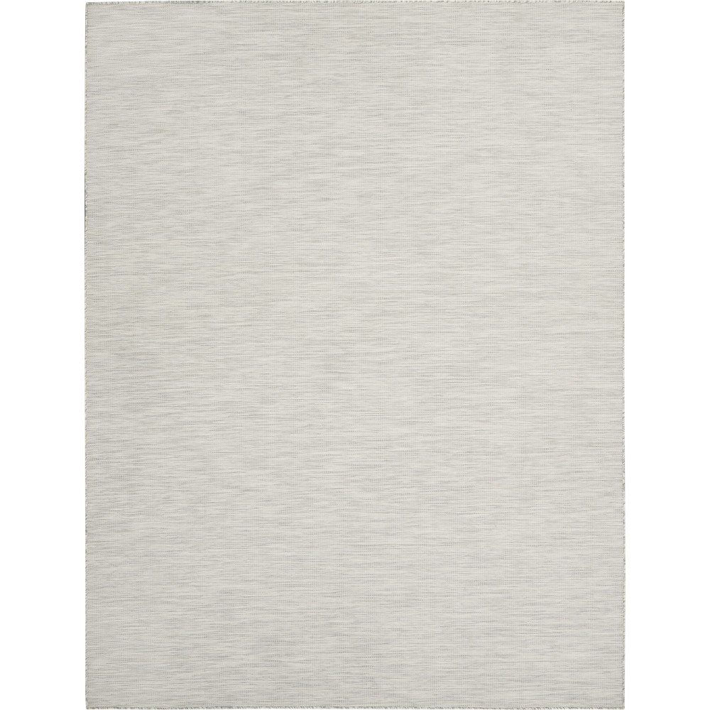 Nourison Positano POS01 Area Rug, Light Grey, 8' x 10'