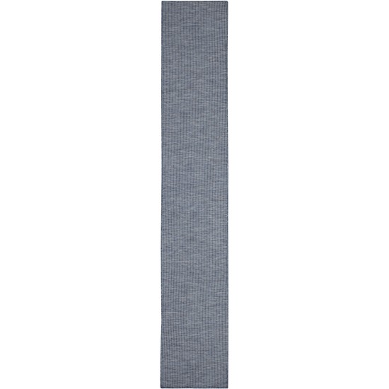 Nourison Positano POS01 Runner Rug, Navy/Blue, 2'2" x 10'